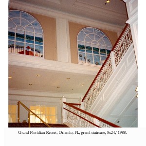 Grand staircase, 1988